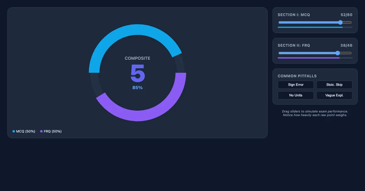 Preview of the AP Chemistry Score Architect interactive demo