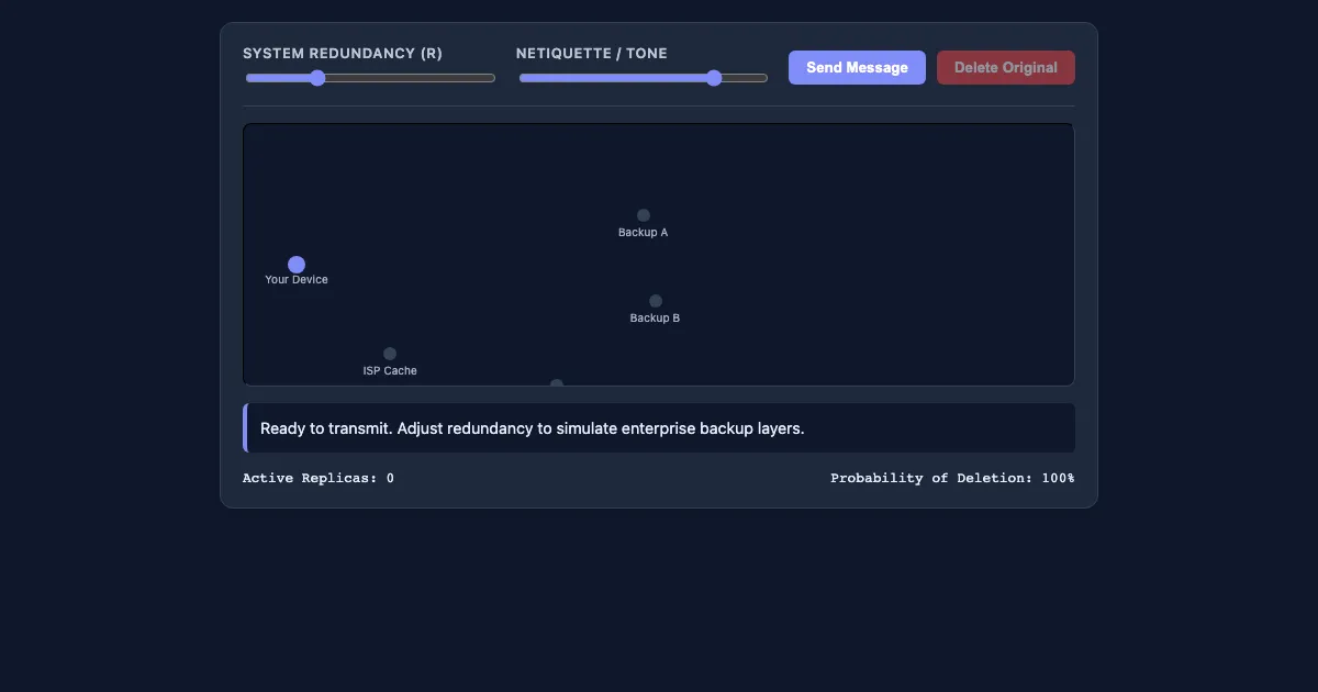 Preview of the Digital Permanence Simulator interactive demo