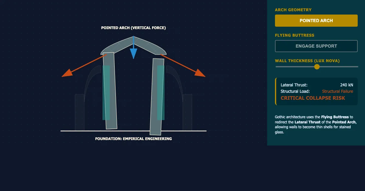 Preview of the Gothic Structural Logic Demo interactive demo