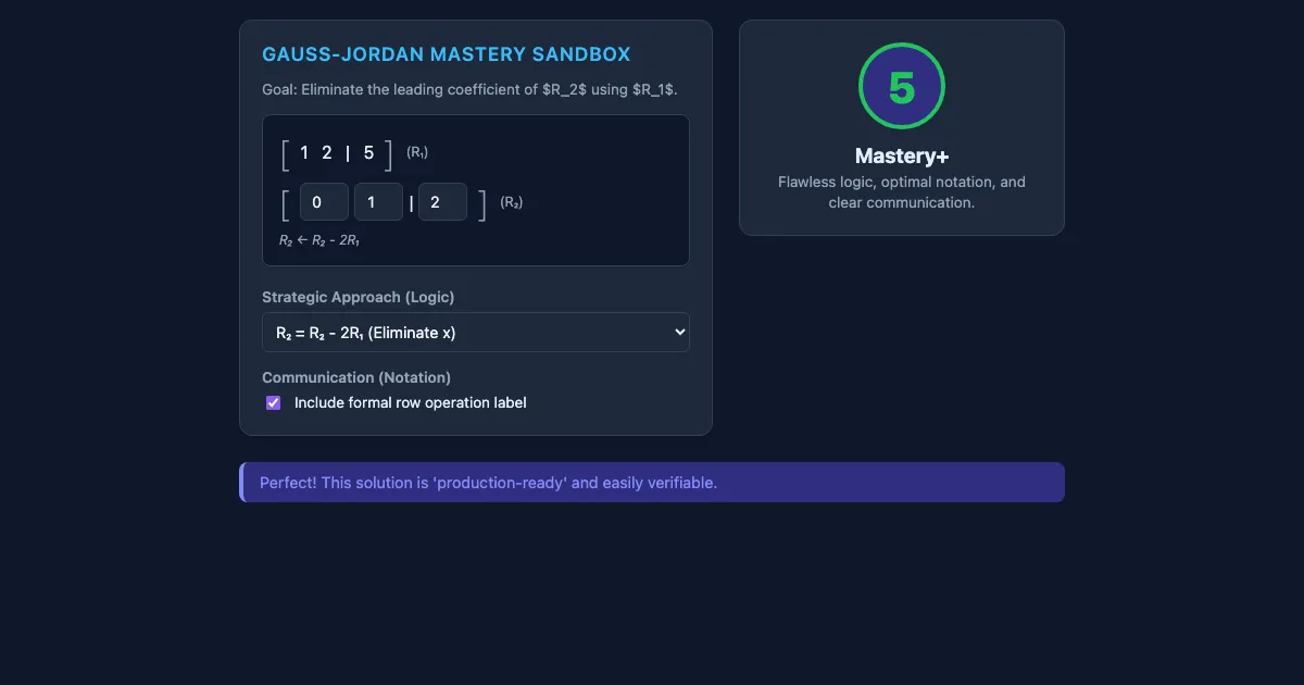 Preview of the Mastery-Based Learning Demo interactive demo