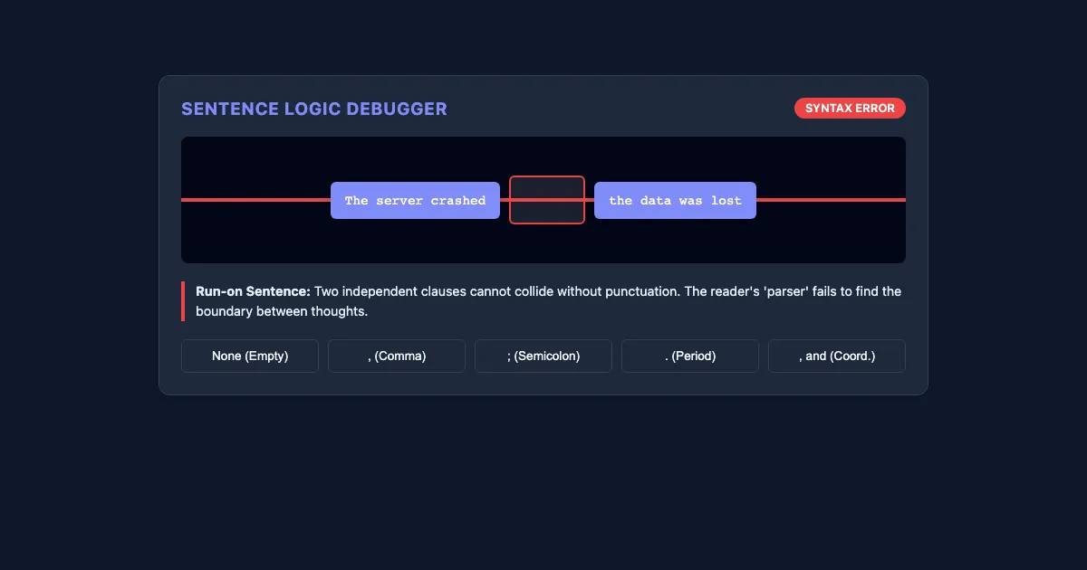 Preview of the Sentence Architecture Debugger interactive demo