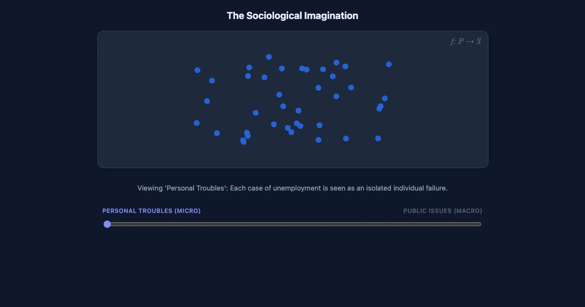 Preview of the Sociological Imagination Interactive interactive demo