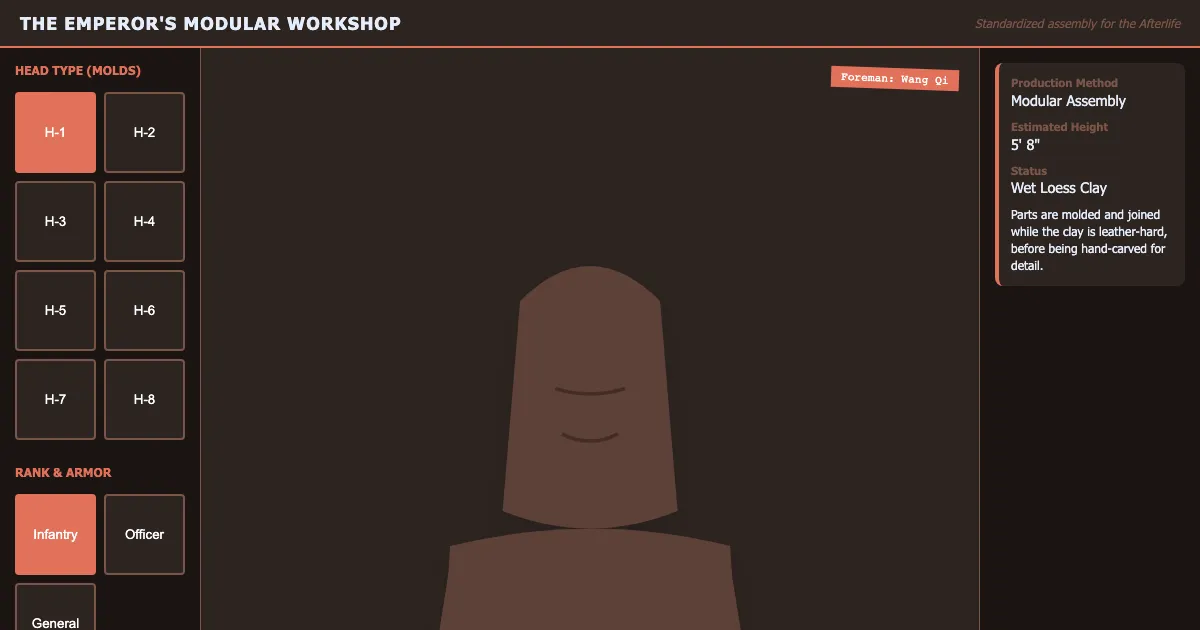 Preview of the Terracotta Modular Assembly interactive demo