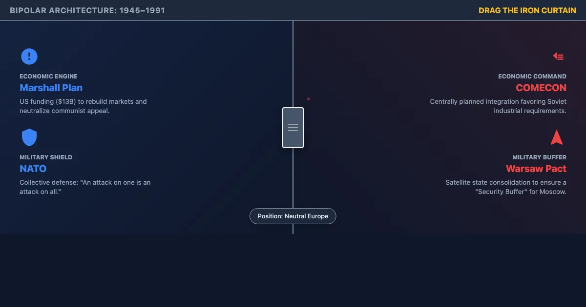 Preview of the The Bipolar Order: Cold War Mechanics interactive demo