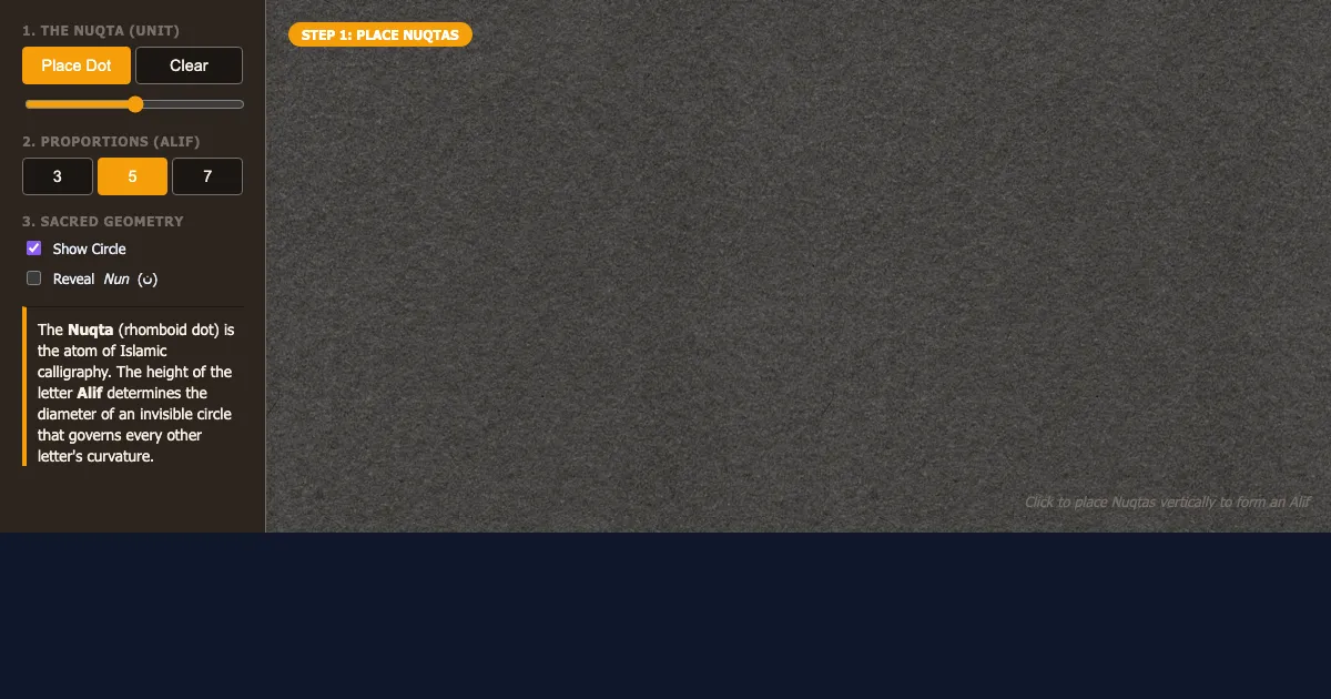 Preview of the The Geometry of the Letter interactive demo