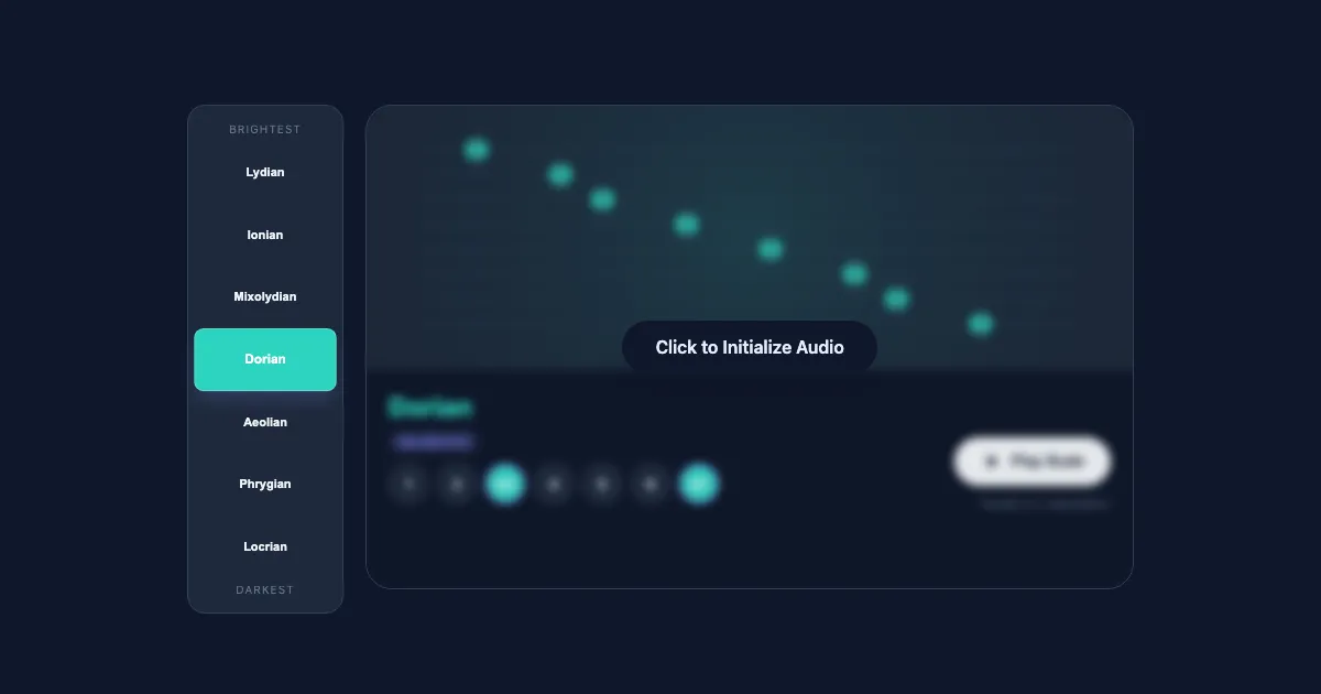 Preview of the The Modal Prism interactive demo
