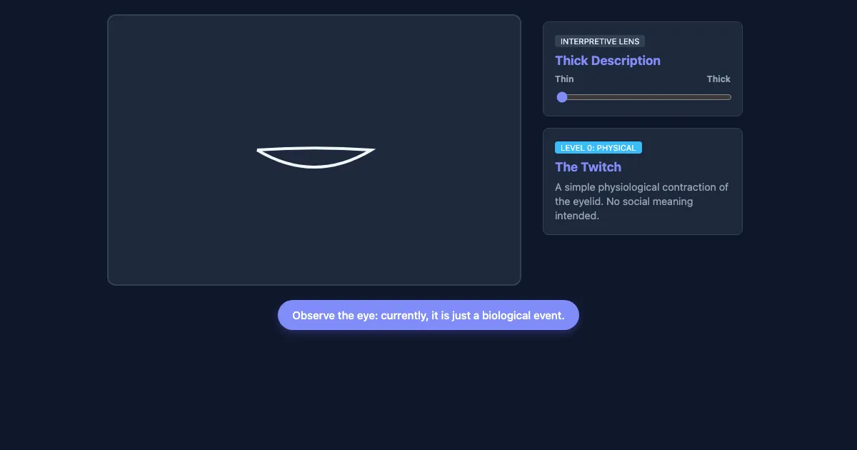 Preview of the The Thick Description Sandbox interactive demo